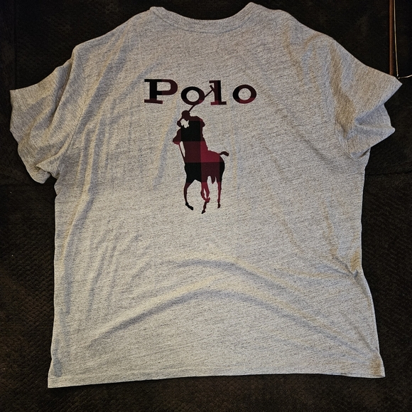 Polo by Ralph Lauren Gray Short Sleeve Tee Classic Casual - Picture 1 of 4